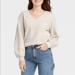 Womens French terry sweatshirt